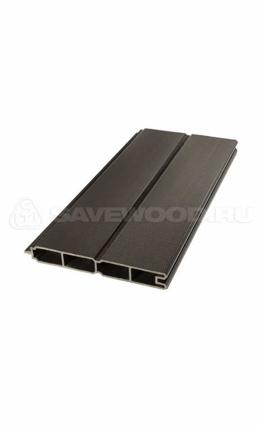 Забор из ДПК Savewood, SW Agger глянцевый, Темно-коричневый купить в Москве