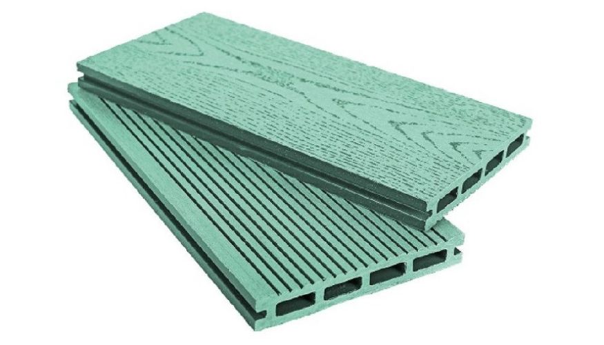 Террасная доска ДПК АЙ-ТЕХПЛАС зеленого цвета купить в Москве