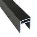Алюминиевый П-профиль EasyDecking Черное дерево купить в Москве