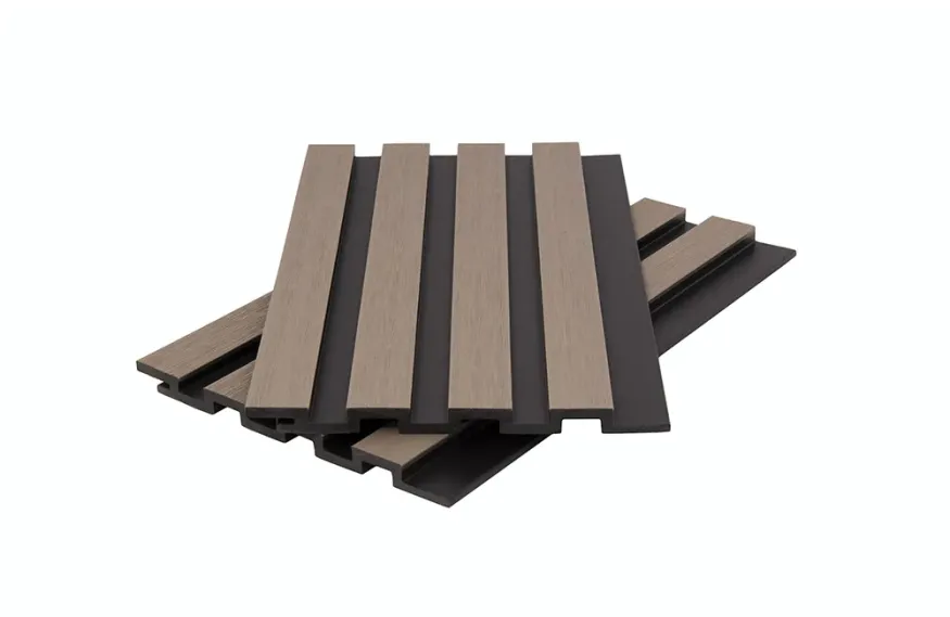 Стеновая панель брусковая из ДПК Polivan Group CO-EX MIX, Snow Mix купить в Москве