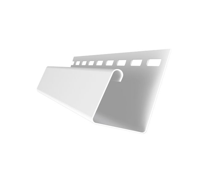 Универсальный J-Профиль Grand Line (Я Фасад) в белом цвете купить в Москве