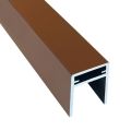 Алюминиевый П-профиль EasyDecking Коричневый купить в Москве
