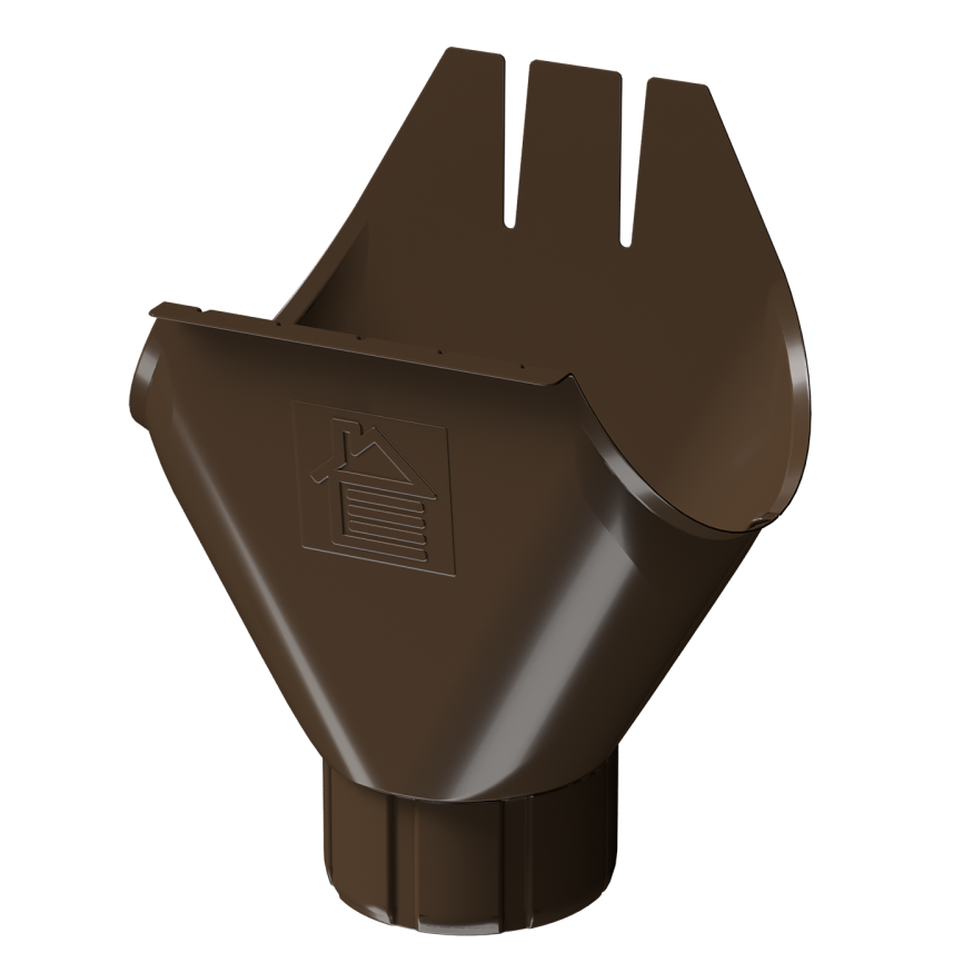Водосточная воронка Docke Stal Premium, цвет Каштан купить в Москве