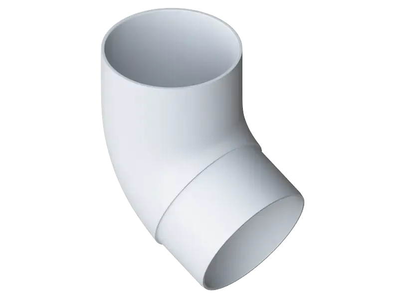 Колено трубное 67°, Альта-профиль, Элит Белоснежный купить в Москве