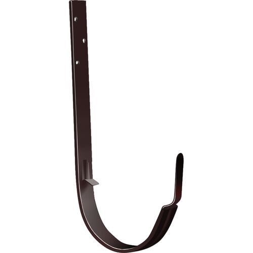 Металлический кронштейн для желоба Grand Line, цвет Шоколад купить в Москве