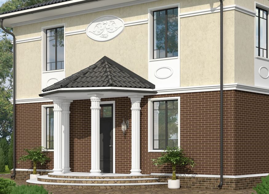 Фасадные термопанели Аляска серия Элевация 15. Braun glatt купить в Москве