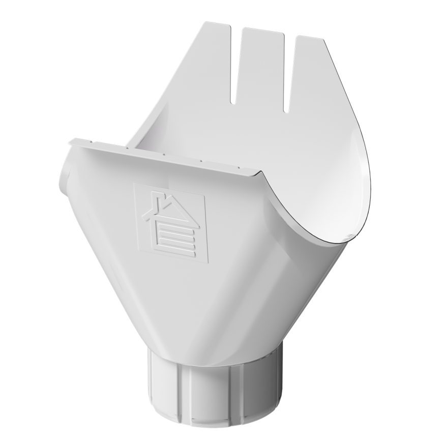 Водосточная воронка Docke Stal Premium, Цвет Пломбир купить в Москве