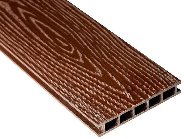 Террасная доска Faynag Premium PINO 3D в цвете Шоколад из ДПК купить в Москве