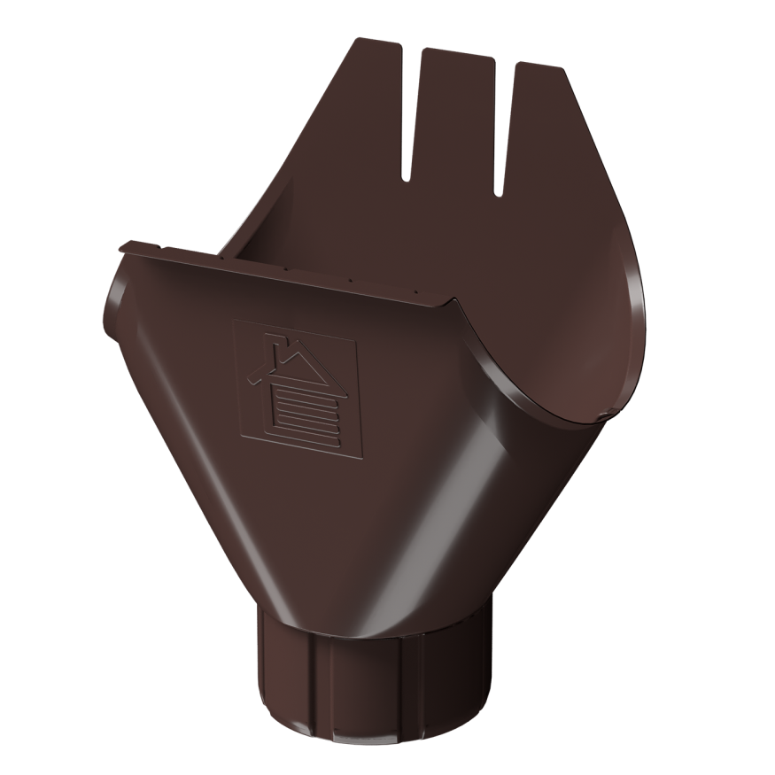 Водосточная воронка Docke Stal Premium, цвет Шоколад купить в Москве