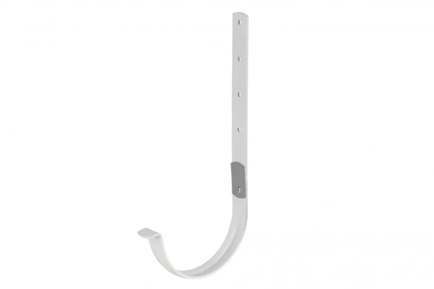 Кронштейн для желоба металлический, Альта-Профиль, Элит Белый купить в Москве