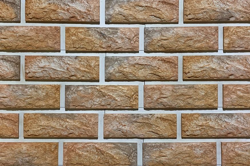 Фиброцементные панели КАНЬОН Сколотый кирпич - 35 купить в Москве