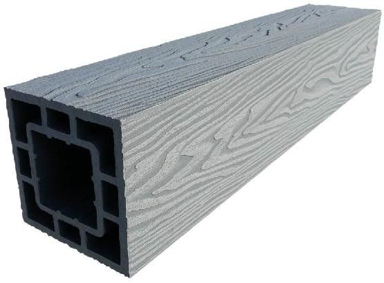 Столб опорный ДПК 3D GardenParkett 120х120мм, Серый купить в Москве