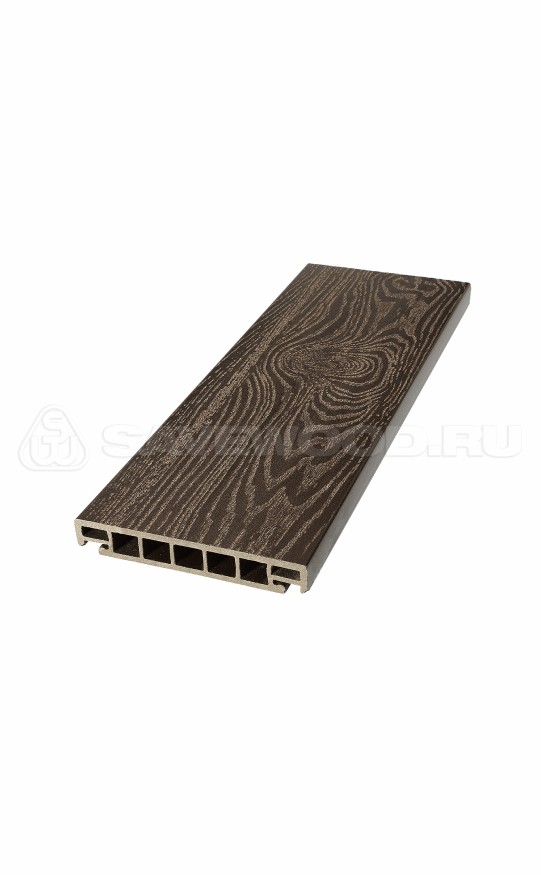 Террасная доска ДПК SaveWood, SW Salix (S) (T), Темно-коричневый купить в Москве
