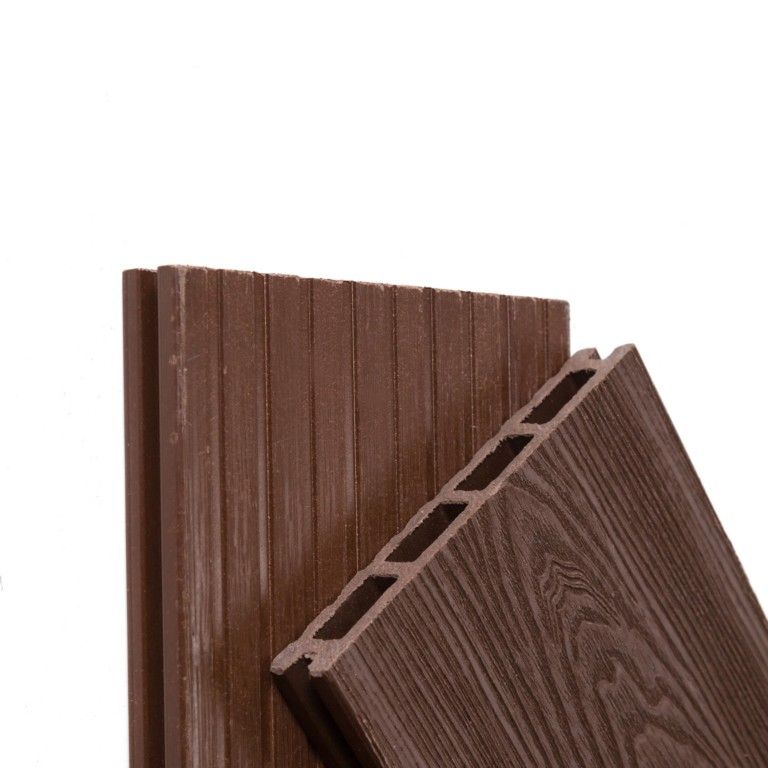 Террасная доска Ecodecking Комфорт 3D Шоколад купить в Москве