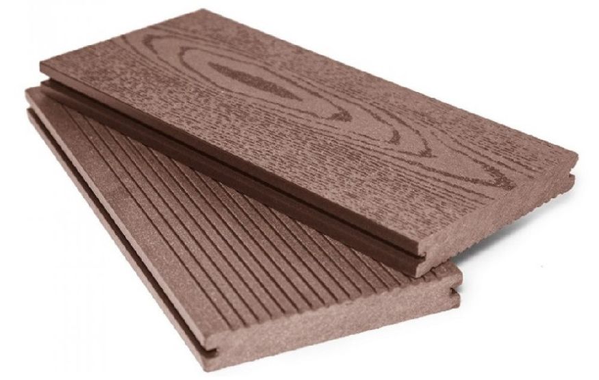 Террасная доска ДПК МАССИВ Aй-ТЕХПЛАС цвет какао купить в Москве
