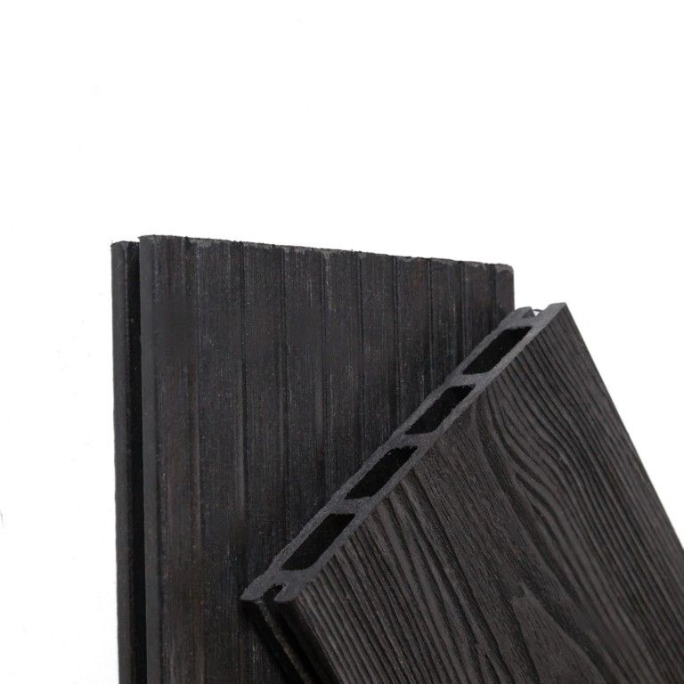 Террасная доска Ecodecking Комфорт 3D Графит купить в Москве