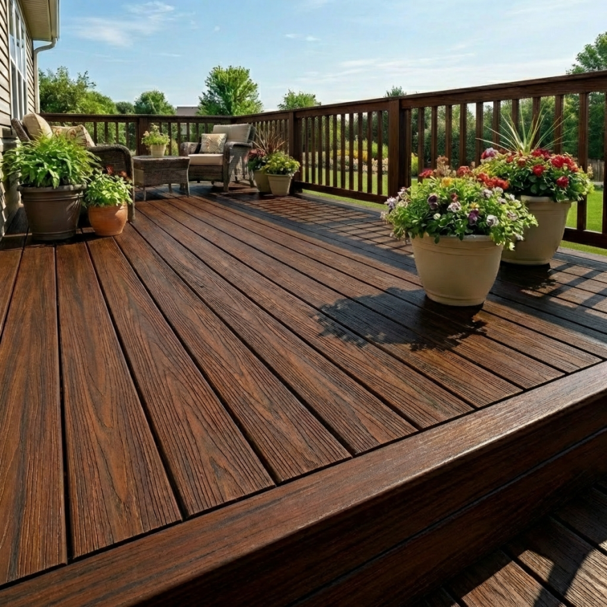 Террасная доска ДПК GardenParkett Табула, Венге купить в Москве