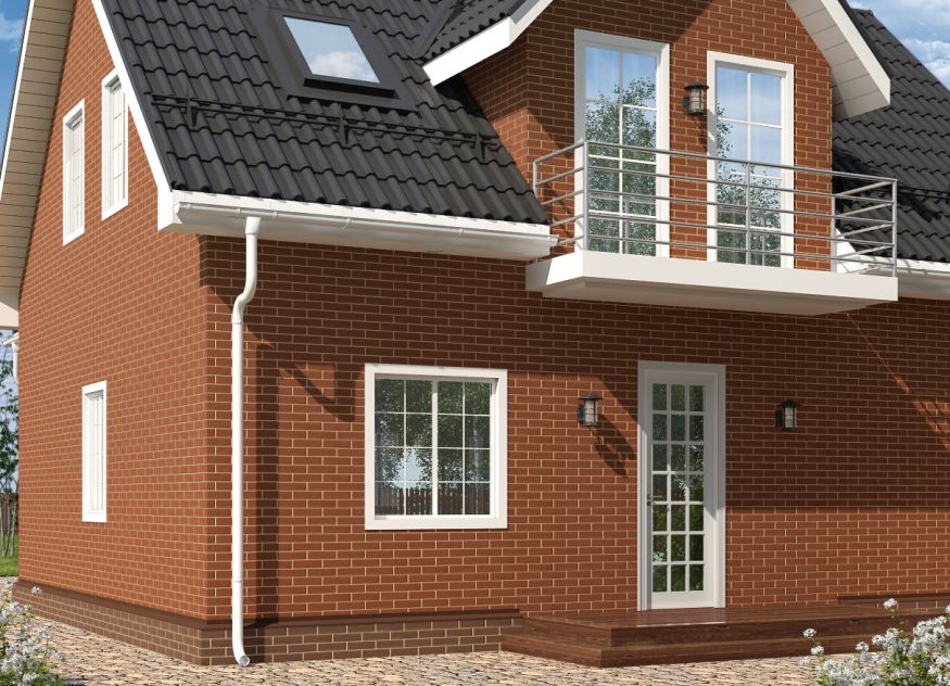 Фасадные термопанели Аляска серия Элевация 08. Rot rustik купить в Москве