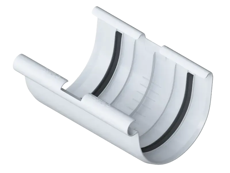 Муфта желоба Альта-Профиль Элит Белый купить в Москве
