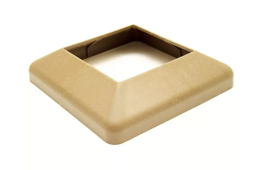 Крышка нижняя ПВХ для столба 125х125 Deckart Орех купить в Москве