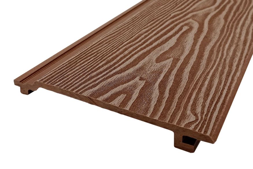 Сайдинг из ДПК Darvolex 3D тиснение Коричневый купить в Москве