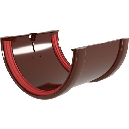 Соединитель желобов Grand Line, цвет Шоколад купить в Москве