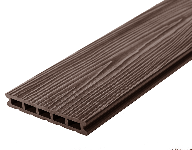 Террасная доска из ДПК RusDecking Unodeck Mogano - Цвет Венге купить в Москве