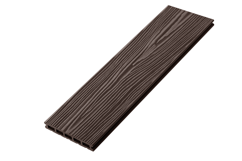 Террасная доска из ДПК RusDecking Unodeck Mogano - Цвет Венге купить в Москве