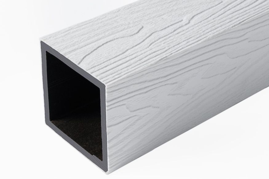 Опорный столб из ДПК GardenParkett, Белый купить в Москве