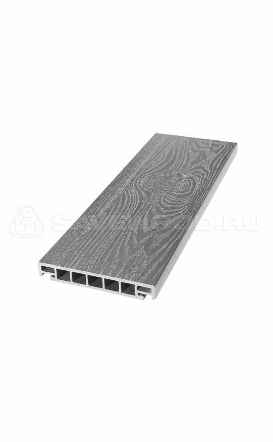 Террасная доска ДПК SaveWood, SW Salix (S) (T), Пепельный купить в Москве