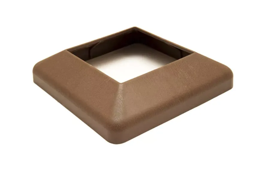 Крышка нижняя ПВХ для столба 125х125 Deckart Шоколад купить в Москве