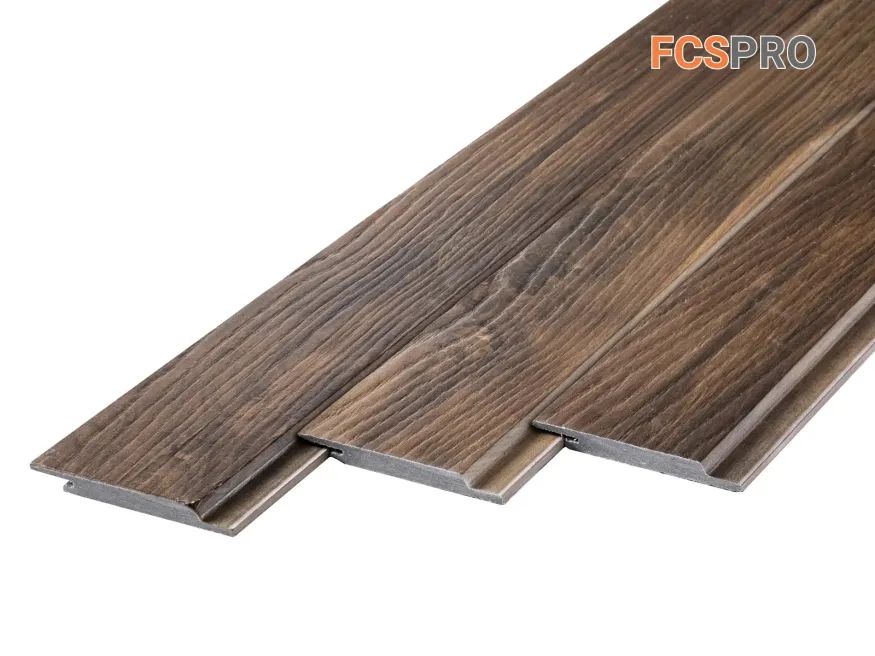 Фиброцементный сайдинг FCSPRO Click Shtil Термо ель купить в Москве