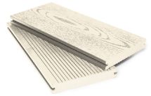 Террасная доска ДПК МАССИВ АЙ-ТЕХПЛАС цвет слоновая кость