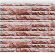 Фасадные панели Доломит, AirSide скандинавский, Красное дерево