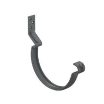 Короткий крюк для крепления желоба Aquasystem, RAL 7024 Тёмно-серый 125/90