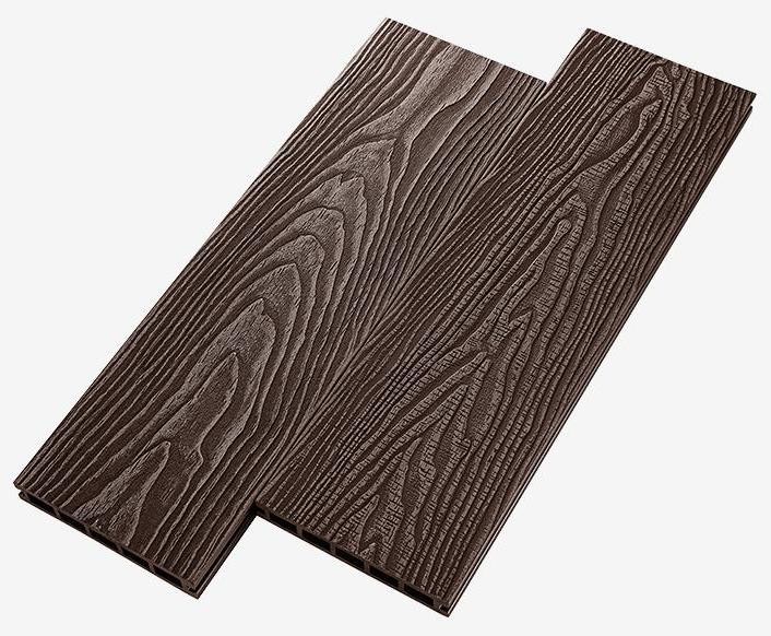 Террасная доска из ДПК RusDecking Unodeck Vintage - Цвет Венге купить в Москве