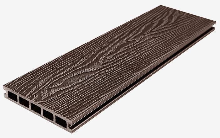 Террасная доска из ДПК RusDecking Unodeck Vintage - Цвет Венге купить в Москве
