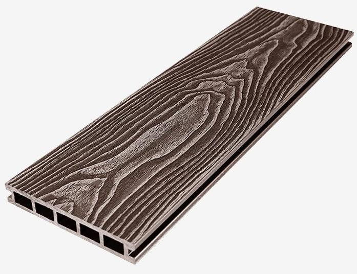 Террасная доска из ДПК RusDecking Unodeck Vintage - Цвет Венге купить в Москве