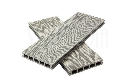 Доска террасная ДПК SEQUOIA, DUAL 3D WOOD, GRAY купить в Москве