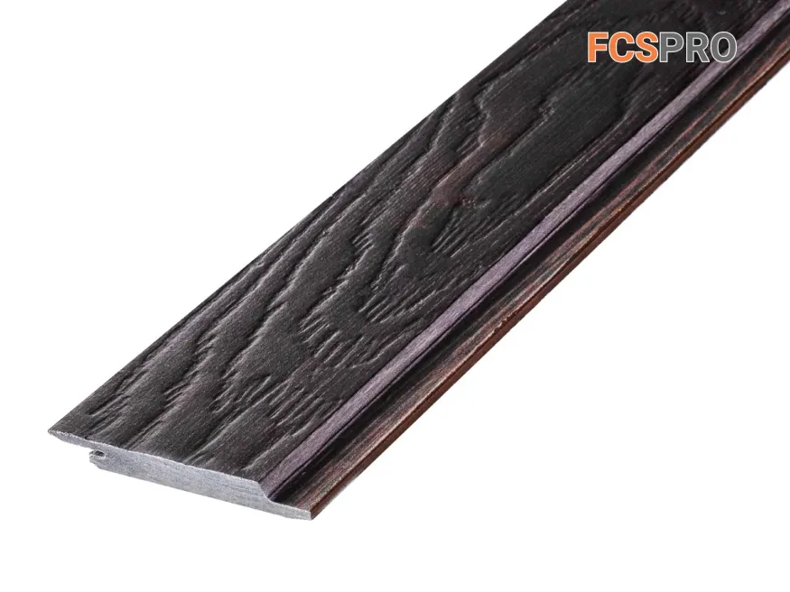 Фиброцементный сайдинг FCSPRO Click Shtil Обоженное дерево купить в Москве