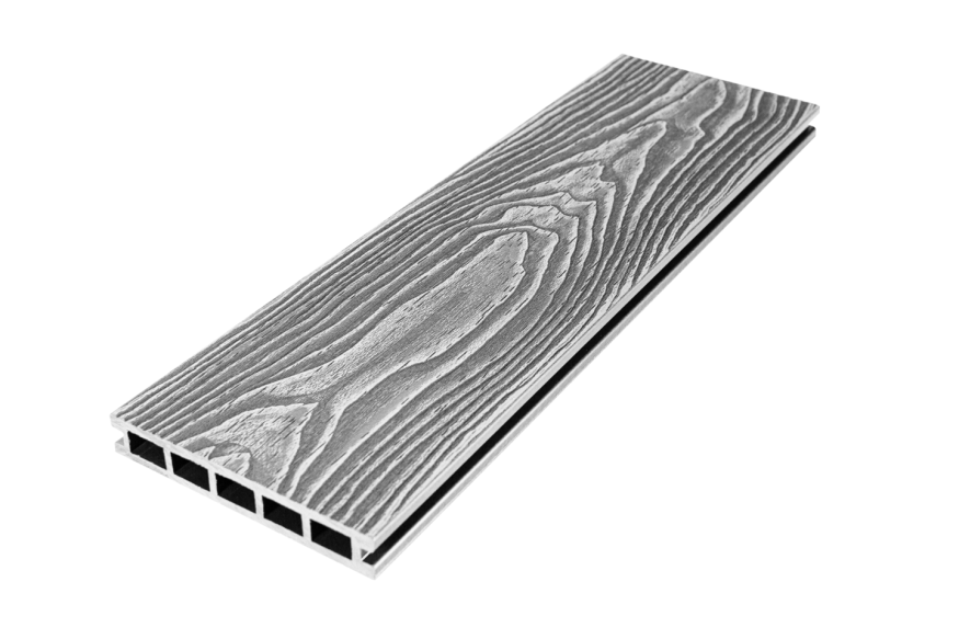 Террасная доска ДПК GardenParkett Патио, Серый купить в Москве