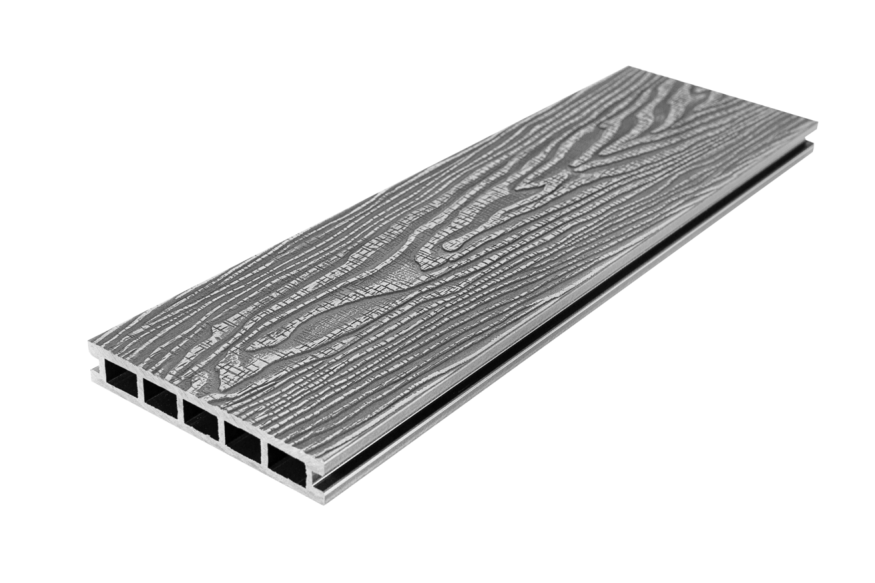 Террасная доска ДПК GardenParkett Патио, Серый купить в Москве