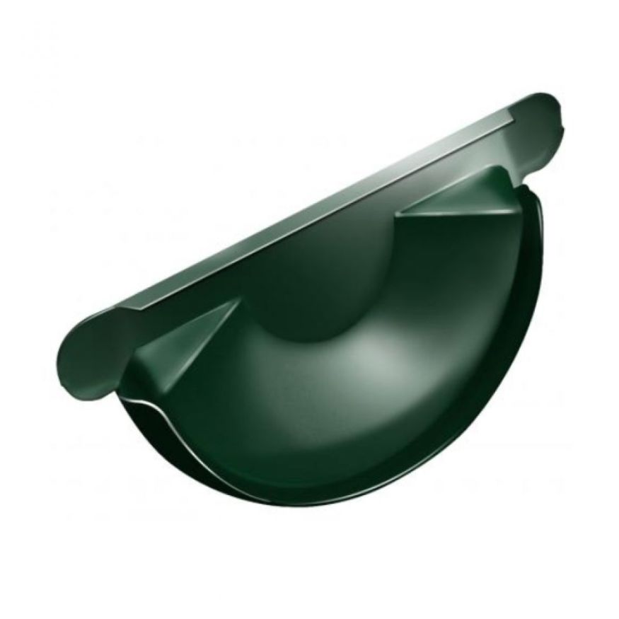 Заглушка для водосточного желоба Grand Line, Зеленый (RAL 6005) купить в Москве