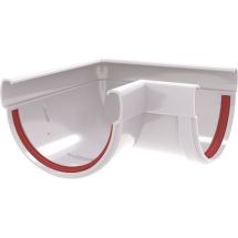 Угол желоба 90° Grand Line, цвет белый.