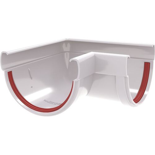 Угол желоба 90° Grand Line, цвет белый. купить в Москве