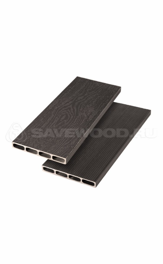 Доска для грядки из ДПК SaveWood, SW Rubus (T), Темно-коричневый купить в Москве