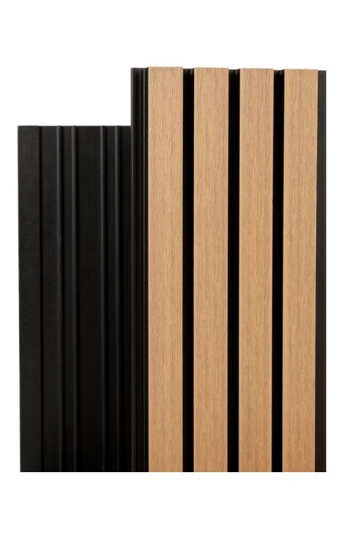 Реечная фасадная панель Ecodecking Скай Коэкструзия Бук купить в Москве