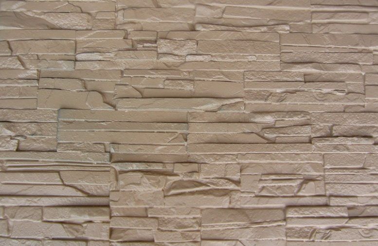 Плоская фасадная панель Aelit Plast бежевого цвета купить в Москве