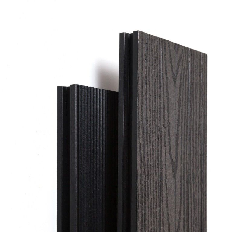 Террасная доска Ecodecking Техно плюс Графит купить в Москве