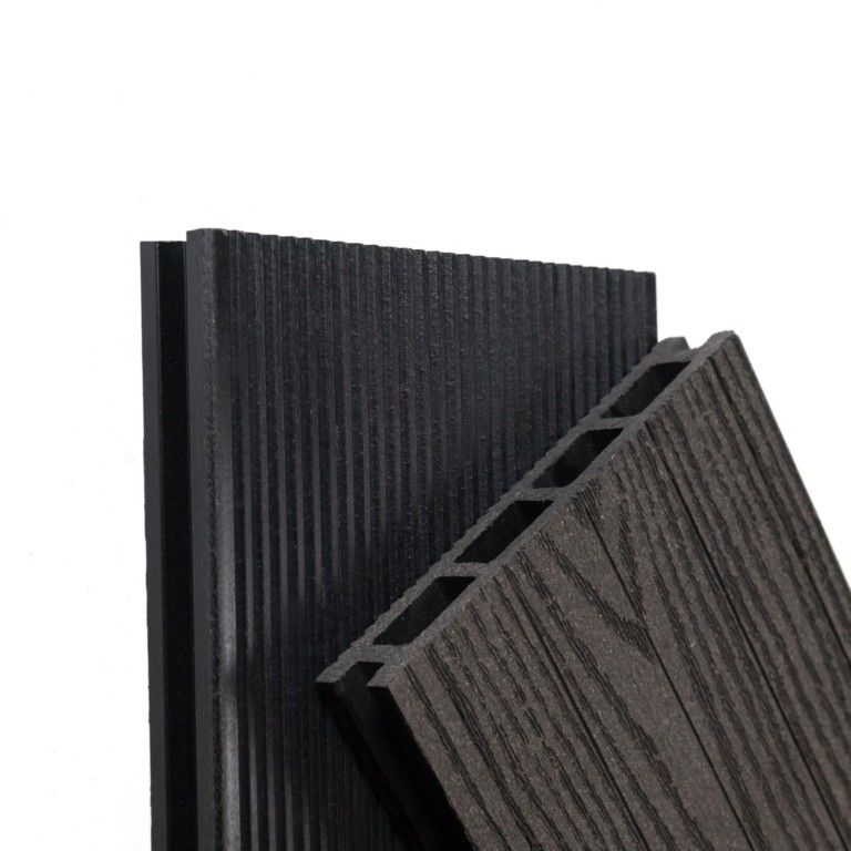 Террасная доска Ecodecking Техно плюс Графит купить в Москве